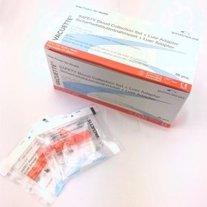 25G Grenier Butterfly Safety Needle